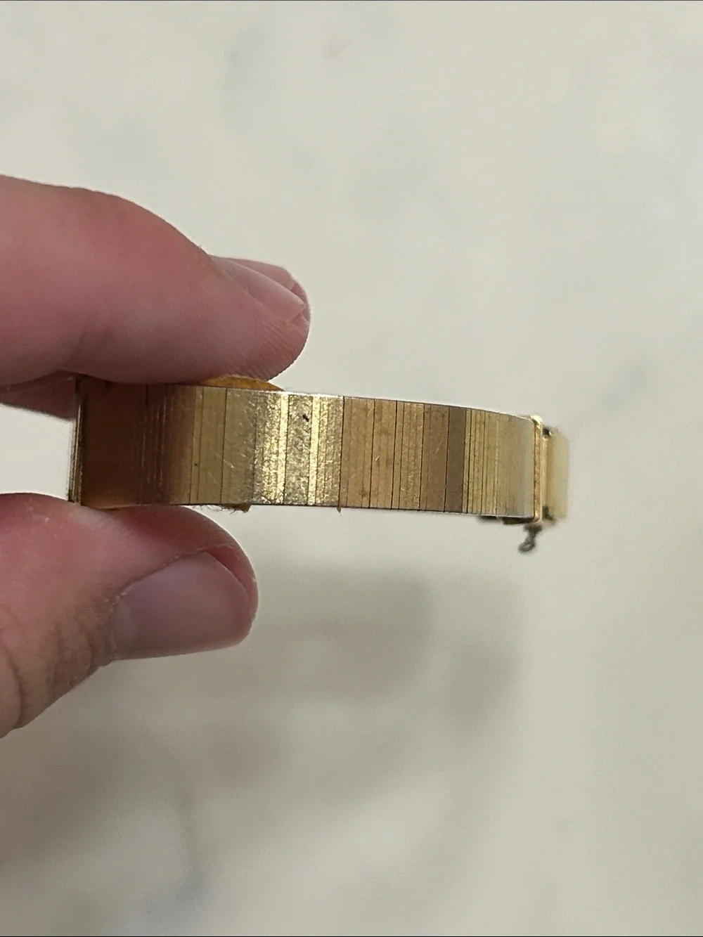 Seiko Gold Rectangular Bracelet Watch